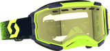 SCOTT Fury Snow Cross Goggles, Neon Green and Neon Yellow with Yellow Lens, Part Number 2786055727029