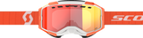 SCOTT Fury Snow Cross Goggles with Enhancer Red Chrome Lens, Orange, Part Number 2786050036312
