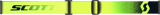 SCOTT Fury Snow Cross Goggles, Neon Green and Neon Yellow with Yellow Lens, Part Number 2786055727029