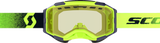 SCOTT Fury Snow Cross Goggles, Neon Green and Neon Yellow with Yellow Lens, Part Number 2786055727029