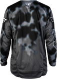 FLY RACING XL Kinetic Blur Jersey Black/Grey 380-420X