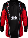 FLY RACING Large Kinetic DBK Jersey Black/Red/White 380-524L