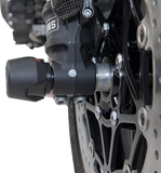 SW-Motech Front Axle Sliders Set for Triumph, Yamaha and Royal Enfield – STP.11.176.10001/B