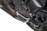 SW-MOTECH Engine Case Protector for Yamaha MT-10, Black/Silver, Part Number MSS.06.564.10000
