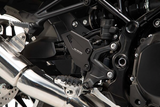 SW-MOTECH Heel Guards for Kawasaki Motorcycles, Black, Part Number SCT.08.891.10100/B