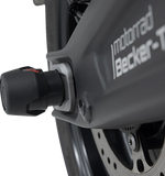 SW-MOTECH Rear Axle Sliders Set for Triumph 660, Part Number STP.11.176.10700/B