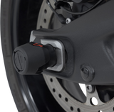 SW-MOTECH Rear Axle Sliders Set for Triumph 660, Part Number STP.11.176.10700/B