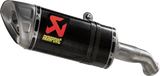 AKRAPOVIC Slip-On Line Muffler - Carbon Fiber - CF Moto 800NK S-CF8SO1-HAPLC