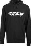 Fly Racing Fly Corporate Pullover Hoodie Black Large – Comfortable Cotton-Poly Blend