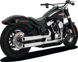 Vance & Hines 18–22 Harley-Davidson Softail Eliminator 300 Chrome Slip-On Exhaust, Part 16312