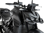 PUIG Downforce Front Spoiler Matte Black for 2025-2026 Honda CB750 Hornet, Part 22427J
