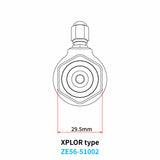 ZETA 8.89 x 12.7 x 3.81 WP Shock Gas Valve Xplor Shock ZE56-51002