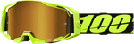 100% ARmatic Goggle - Neon Yellow - True Gold Mirror Lens 50060-00004