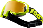 100% ARmatic Goggle - Neon Yellow - True Gold Mirror Lens 50060-00004