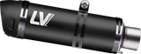 LeoVince GP Corsa EVO Black Edition Slip-On Muffler for Ninja/Z 400, Part 3389EBU