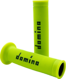 DOMINO MotoGP Dual-Compound Motorcycle Grips, Fluorescent Yellow and Black, Part Number A01041C4050B7-0
