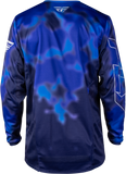 FLY RACING XL Kinetic Blur Jersey Blue/Navy 380-421X