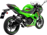 LeoVince LV-14 R Black Edition Slip-On Muffler for Kawasaki Ninja 400/500, Part 15607BU