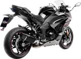LeoVince LV-14 R Slip-On Muffler for Kawasaki Ninja 1000 SX, Black, Part 15602BU