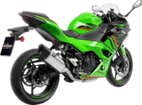 LeoVince LV-14 R Stainless Steel Slip-On Muffler for Kawasaki Ninja 400 and Ninja 500, Part 15607U