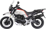 LeoVince LV One EVO Slip-On Muffler, Black, Moto Guzzi V85 TT, Part 14454EBU