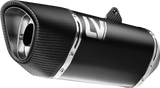 LeoVince LV-14 R Slip-On Muffler for Kawasaki Ninja 1000 SX, Black, Part 15602BU