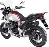 LeoVince LV One EVO Slip-On Muffler, Black, Moto Guzzi V85 TT, Part 14454EBU