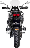 LeoVince LV One EVO Slip-On Muffler, Black, Moto Guzzi V85 TT, Part 14454EBU