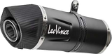 LeoVince LV One EVO Slip-On Muffler, Black, Moto Guzzi V85 TT, Part 14454EBU