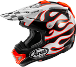 ARAI HELMETS VX-Pro4 Helmet - Flame - White - Small 0110-8954