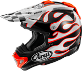 ARAI HELMETS VX-Pro4 Helmet - Flame - White - Small 0110-8954