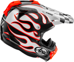 ARAI HELMETS VX-Pro4 Helmet - Flame - White - XL 0110-8958