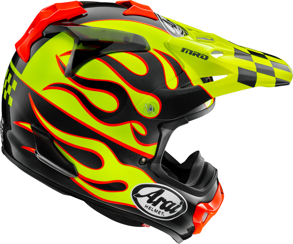 Arai VX-Pro4 Flame Helmet Yellow / M