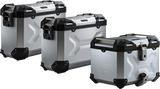 SW-Motech Adventure Luggage System Silver for BMW F 2008–2018, Part Number ADV.07.559.75002/S