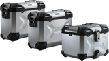 SW-Motech TRAX ADV Adventure Luggage System, Silver, Honda NC750 2014–2015, ADV.01.129.75000/S