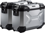 SW-MOTECH TRAX ADV 37-Liter Aluminum Case System for Honda VFR1200X 2011-2017, Silver, KFT.01.660.70000/S