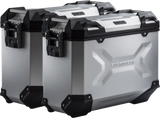 SW-Motech TRAX ADV Aluminum Case System, 37-Liter Silver Cases for Honda NC750 2016-2020, Part KFT.01.699.70001/S