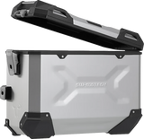 SW-Motech TRAX ADV 37-Liter Silver Aluminum Case System for Honda NC750X 2020-2024, Part KFT.01.841.70000/S