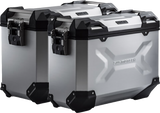 SW-Motech TRAX ADV Aluminum Case System, Silver, Suzuki V-Strom 650 2011-2016, KFT.05.765.70000/S