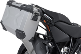 SW-Motech TRAX ADV Aluminum Case System, 82-Liter Silver Set for KTM 1290 Super Adventure R/S, Part KFT.04.835.70000/S