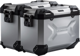SW-MOTECH TRAX ADV 45-Liter Aluminum Case System, Silver, Ducati Multistrada 950/1200/1260/V2, KFT.22.114.70102/S