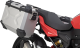 SW-MOTECH TRAX ADV 45-Liter Aluminum Case System with PRO Side Carrier for BMW F 900 (2020-2024) – Silver, KFT.07.949.70100/S