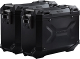SW-MOTECH TRAX ADV 37-Liter Aluminum Case System for Ducati Multistrada V4, Black, KFT.22.822.70200/B