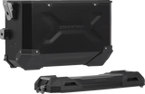 SW-Motech TRAX ADV 45-Liter Black Aluminum Case System for Ducati Multistrada V4 2021-2024, KFT.22.822.70300/B