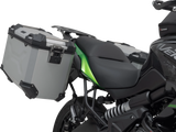 SW-MOTECH TRAX ADV 45L Silver Aluminum Case System for Kawasaki Versys 650 2014-2024, Part KFT.08.518.70100/S