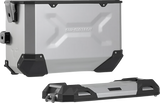 SW-MOTECH TRAX ADV Aluminum Case System, 82-Liter Silver Set for Honda Africa Twin 2019-2024, KFT.01.942.70001/S