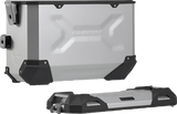 SW-MOTECH TRAX ADV 45L Aluminum Case System for Ducati Multistrada V4 2021-2024, Silver, KFT.22.822.70300/S