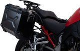 SW-Motech TRAX ADV 45-Liter Black Aluminum Case System for Ducati Multistrada V4 2021-2024, KFT.22.822.70300/B