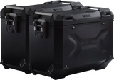 SW-Motech TRAX ADV 45-Liter Black Aluminum Case System for Ducati Multistrada V4 2021-2024, KFT.22.822.70300/B