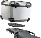 SW-MOTECH TRAX ADV 38-Liter Top Case System, Silver, for BMW F 900 GS and R 1250 GS 2021–2024, Part GPT.07.904.70100/S